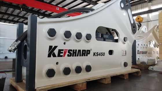 KS450 نوع الجانب الصخرة الهيدروليكية الكاسحة آلة 190mm قطر الصخرة