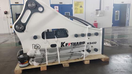 KS450 نوع الجانب الصخرة الهيدروليكية الكاسحة آلة 190mm قطر الصخرة