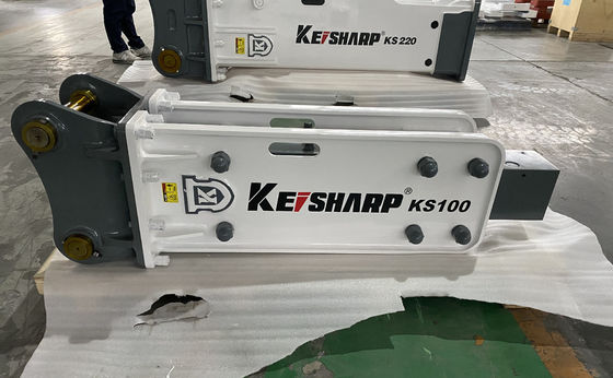 KS100 الحفرة الهيدروليكية الصخرة كسارة آلة النوع العلوي 75 ملم قطر الصخرة