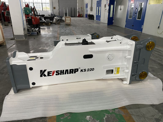 KS220 نوع هيدروليكي محفر صامت كسارة 190mm قطر القصبة