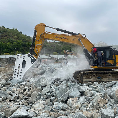 KS5600 نوع الجانب الهيدروليكية كاسحة الجهاز 205mm قطر الشق
