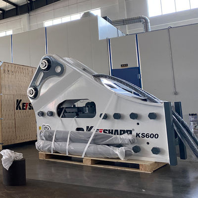 KS600 نوع الجانب الهيدروليكية الكاسحة 205mm قطر الشق