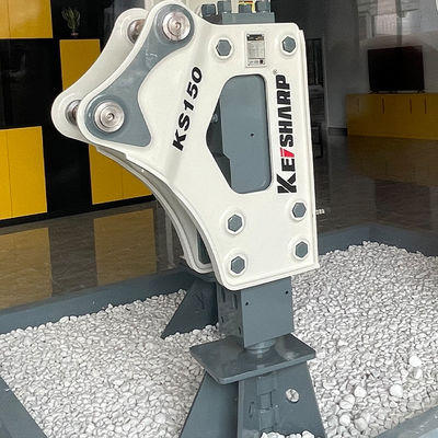 KS150 النوع الجانبي المكسّر الهيدروليكي 100mm قطر القصبة 350-700bpm مطرقة هيدروليكية للحفرة