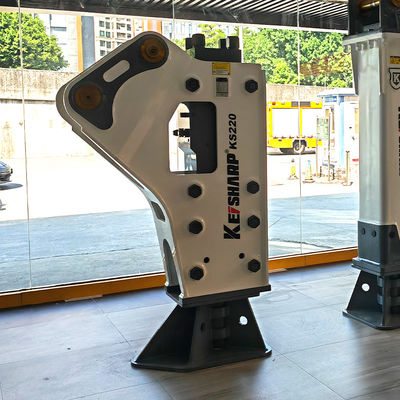 KS220 نوع الجانب الكاسح الهيدروليكي 140mm قطر القصبة 400-550bpm للحفر 20-27 طن