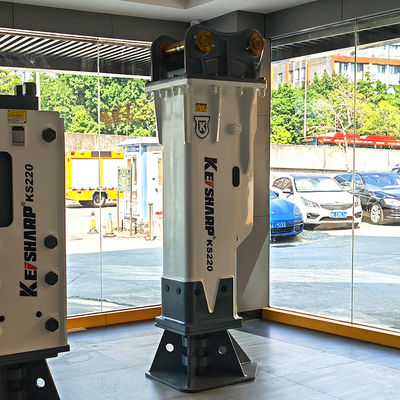 KS220 نوع هيدروليكي محفر صامت كسارة 190mm قطر القصبة