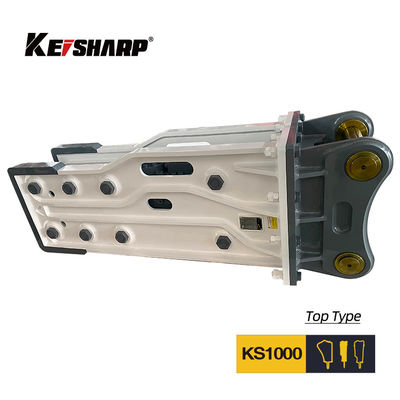 KS1000 الهيدروليكي الكسر النوع الأعلى 255mm شيزل الحفرة كسر الصخور