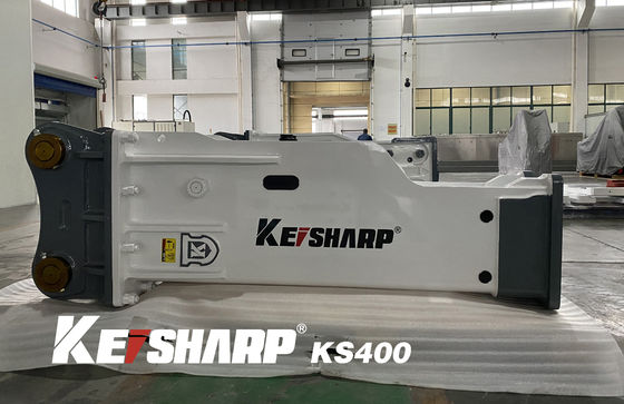 KS400 النوع الصامت المكسّر الهيدروليكي قطر القصبة 175 ملم مناسب حفرة 40 ~ 50 طن