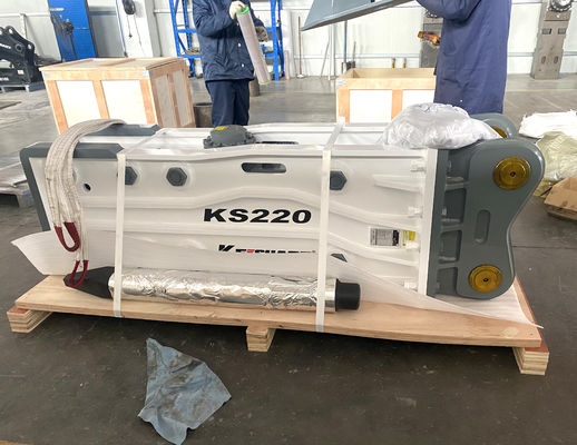KS220 صامت / الجانبي / العلوي نوع المطرقة كسارة مطرقة للحفر