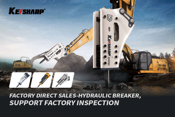 KS600 Keisharp نوع هيدروليكي محطم الصوت مطرقة KS60 KS80 KS100