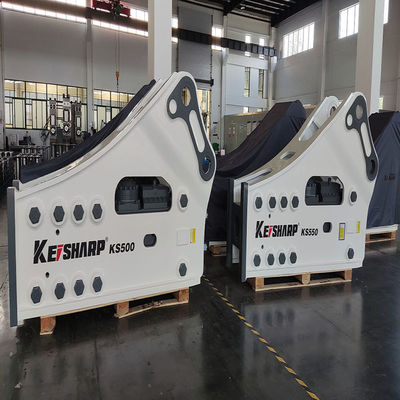 5500Kg KS550 حجر هيدروليكي ثقيل مفك مطرقة OEM متاحة