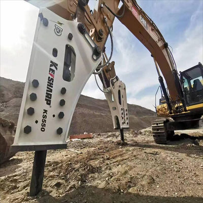 5500Kg KS550 حجر هيدروليكي ثقيل مفك مطرقة OEM متاحة