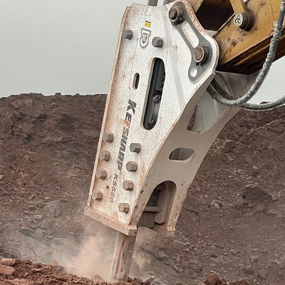 KS850 230mm شيزل متين كسار الصخور مطرقة هيدروليكية للبناء 50-65 طن