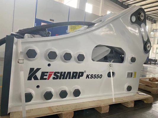 KS850 230mm شيزل متين كسار الصخور مطرقة هيدروليكية للبناء 50-65 طن