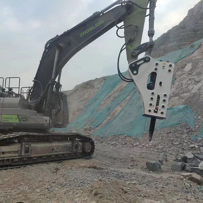 سبيكة 50-60 طن الحفر مطرقة هيدروليكية كسارة الصخور لتركيبات الأساسية تحمل