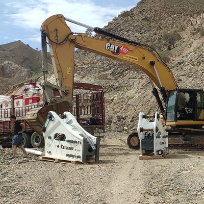 سبيكة 50-60 طن الحفر مطرقة هيدروليكية كسارة الصخور لتركيبات الأساسية تحمل