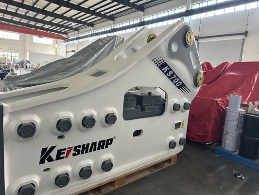 KS700 نوع الجانب الهيدروليكية كاسحة الماكينات 215mm قطر الشق