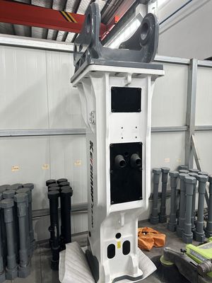 16-22 طن الحفرة 140mm شيزل KS220 نوع مربع كسارة هيدروليكية