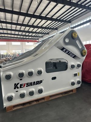 KS700 نوع الجانب الهيدروليكية كاسحة الماكينات 215mm قطر الشق