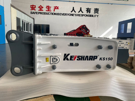 KS150 نوع العلوي الصخرة الهيدروليكية كسارة الجهاز 100mm قطر الصخرة