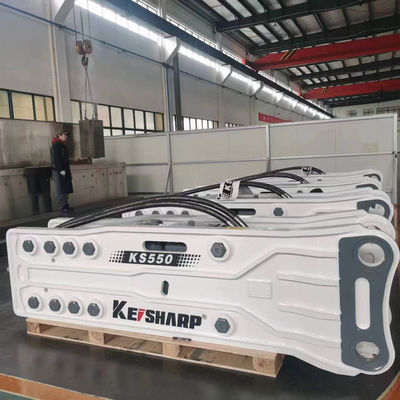 KS550 الجهاز الهيدروليكي للكسر الهيدروليكي للصخور من النوع الأعلى قطر القصبة 200 ملم