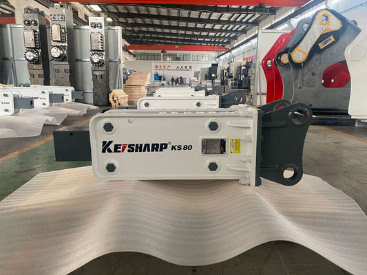 KS80 نوع العلوي الصخرة الهيدروليكية كسارة آلة 68 ملم قطر الصخرة