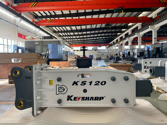KS120 نوع العلوي الصخرة الهيدروليكية كسارة آلة 85mm قطر الصخرة