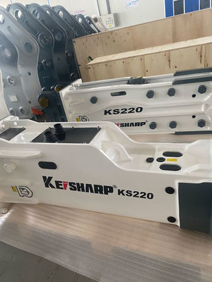 KS220 أفضل نوع صخرة الهيدروليكية كسارة الجهاز 140 ملم قطر الصخرة