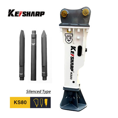 KS220 Top Type 140mm Chisel Excavator حجر كسارة آلة ISO المعتمدة