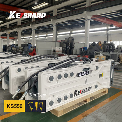 KS550 الجهاز الهيدروليكي للكسر الهيدروليكي للصخور من النوع الأعلى قطر القصبة 200 ملم