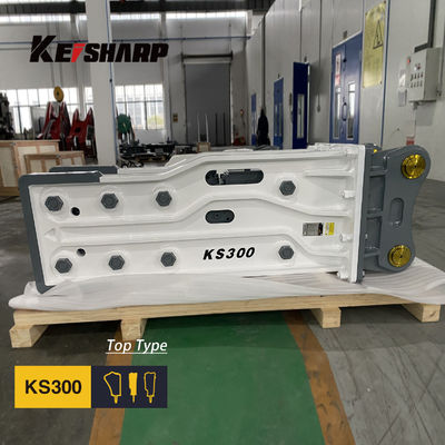KS300 الحفرة الهيدروليكية حفر الصخور آلة النوع العلوي 150 ملم قطر الشق