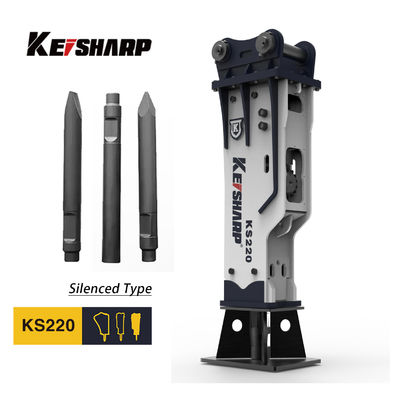 KS220 نوع الصندوق الصخرة الهيدروليكية كاسحة الجهاز 140mm قطر الصخرة