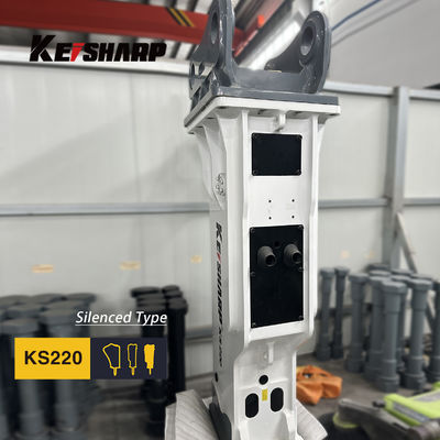 KS220 نوع الصندوق الصخرة الهيدروليكية كاسحة الجهاز 140mm قطر الصخرة
