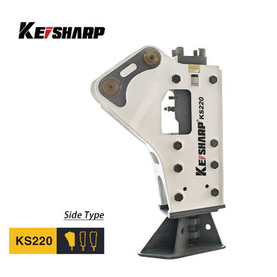 KS220 نوع الجانب الكاسح الهيدروليكي 140mm قطر القصبة 400-550bpm للحفر 20-27 طن