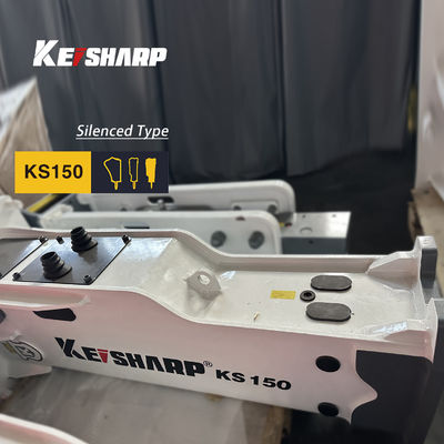 KS150 كسارة هيدروليكية من نوع مربع / كسارة هيدروليكية من نوع مربع للتعدين